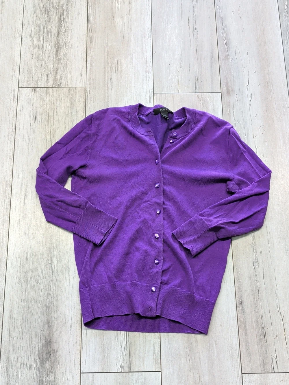 J. Crew Violet Button-Up Women's Cardigan
